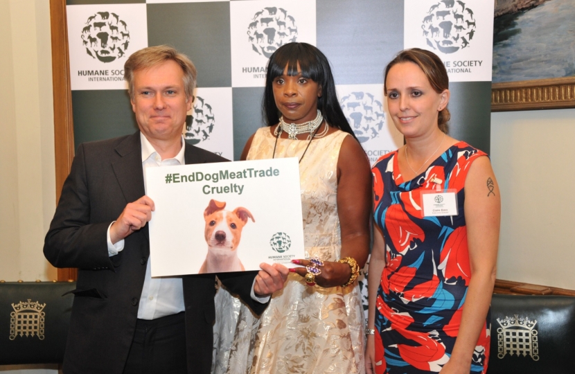 Henry Smith MP Raises Awareness of Dog Meat Trade