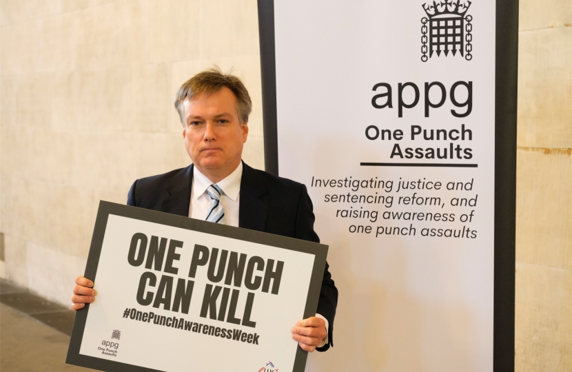 Henry Smith MP supports Campaign to End One Punch Assaults