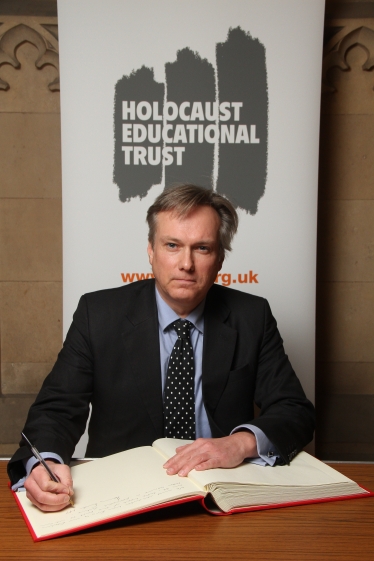 Crawley MP signs Holocaust Educational Trust Book of Commitment