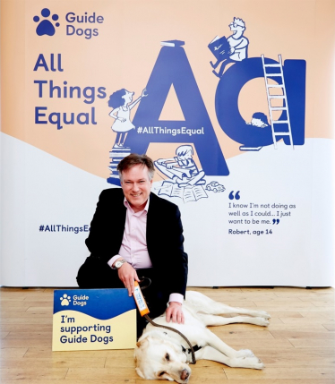 Henry Smith MP backs Guide Dogs 'All Things Equal' Campaign